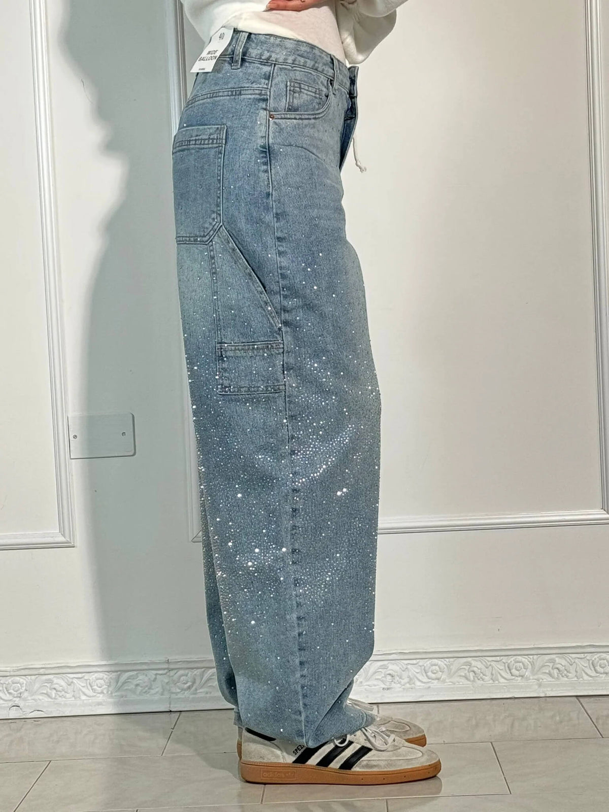 Hadley - Embellished Carpenter Jeans