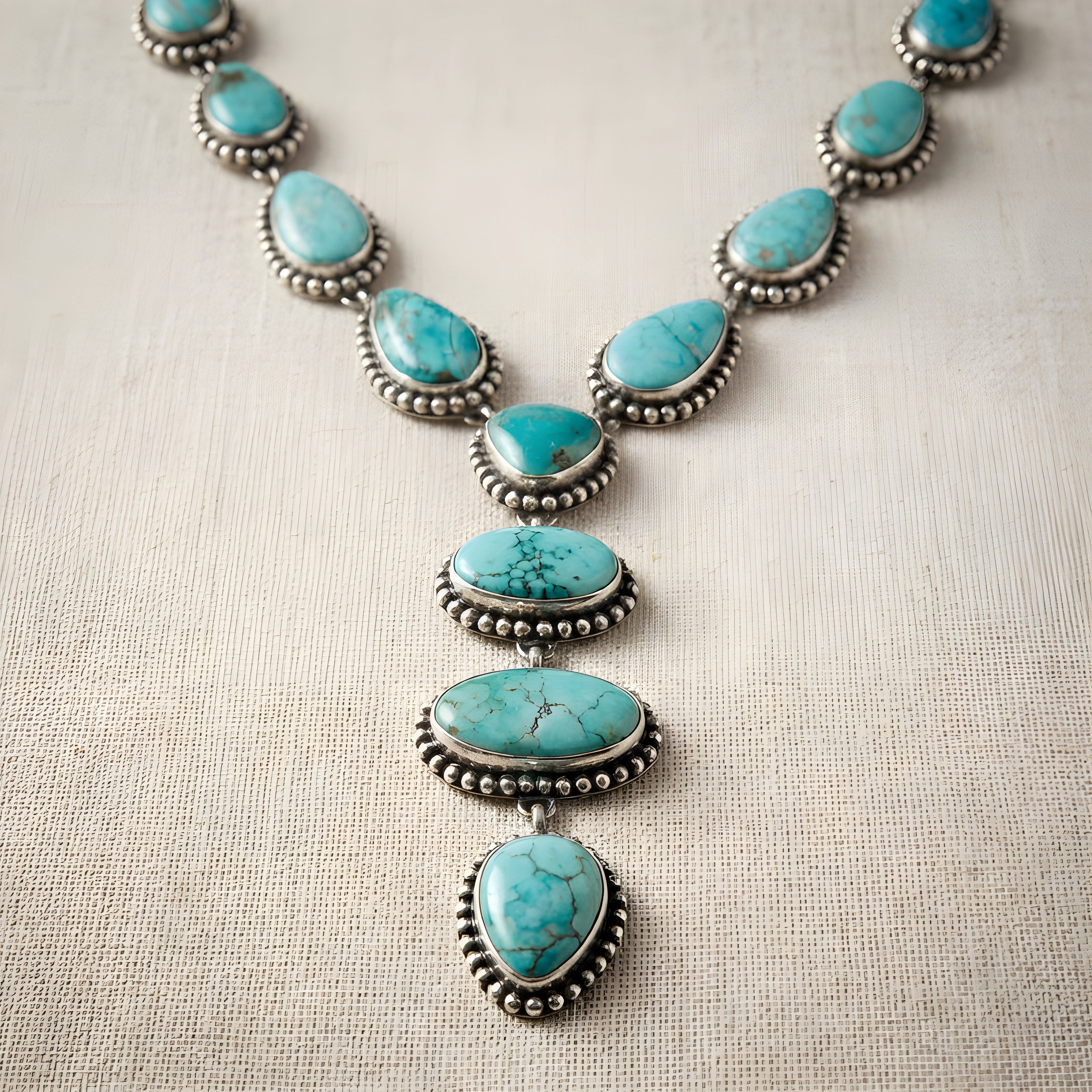 Elegant Vintage Turquoise Jewelry Set