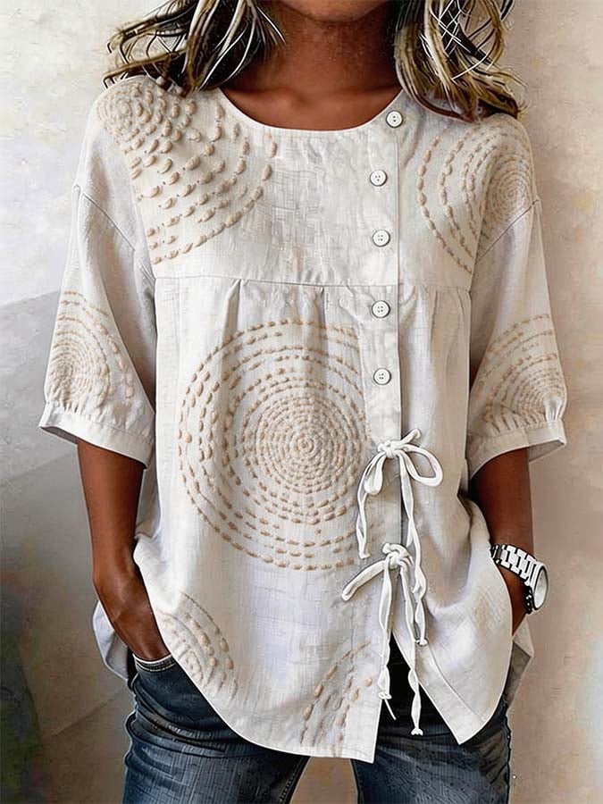 Isolde - Artisan Embroidered Top