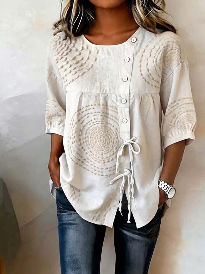 Isolde - Artisan Embroidered Top