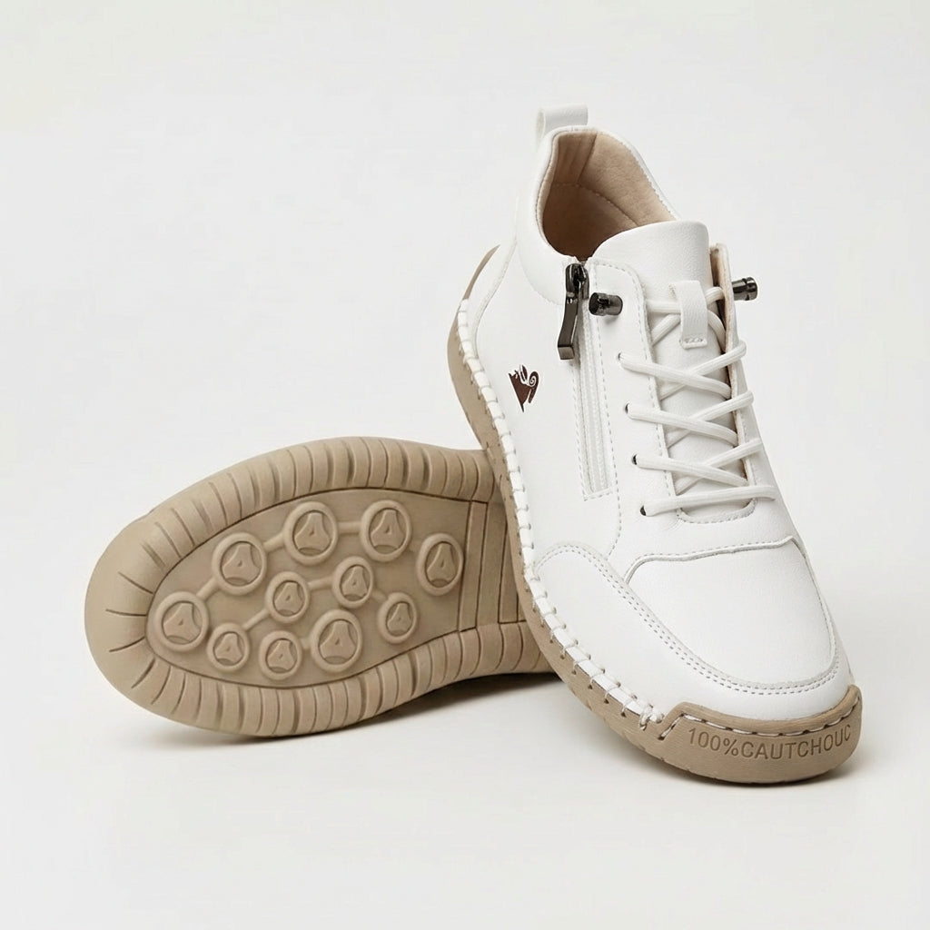 Mila Comfortable Zipper Sneakers