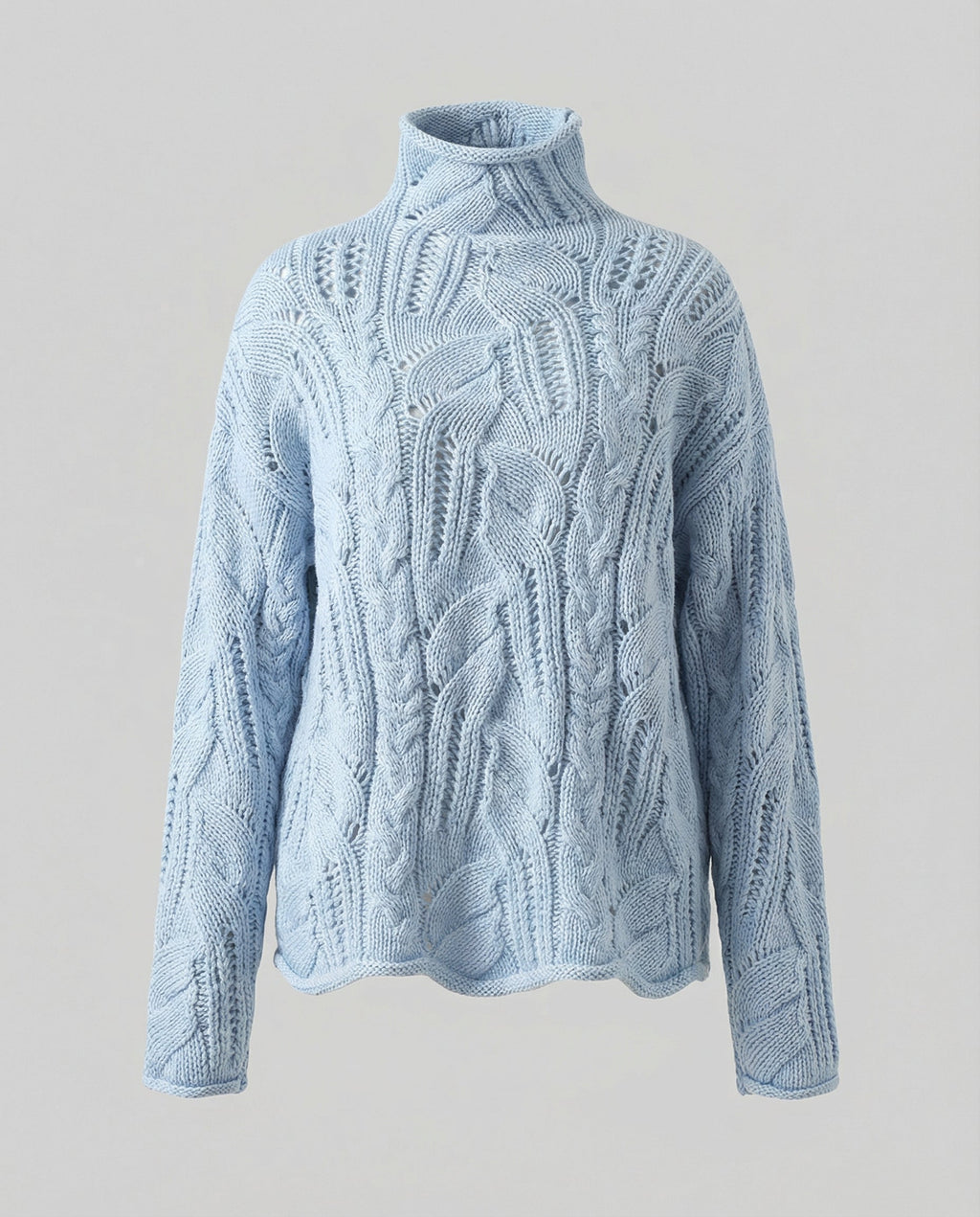 Celestine | Cable Knit Turtleneck Sweater