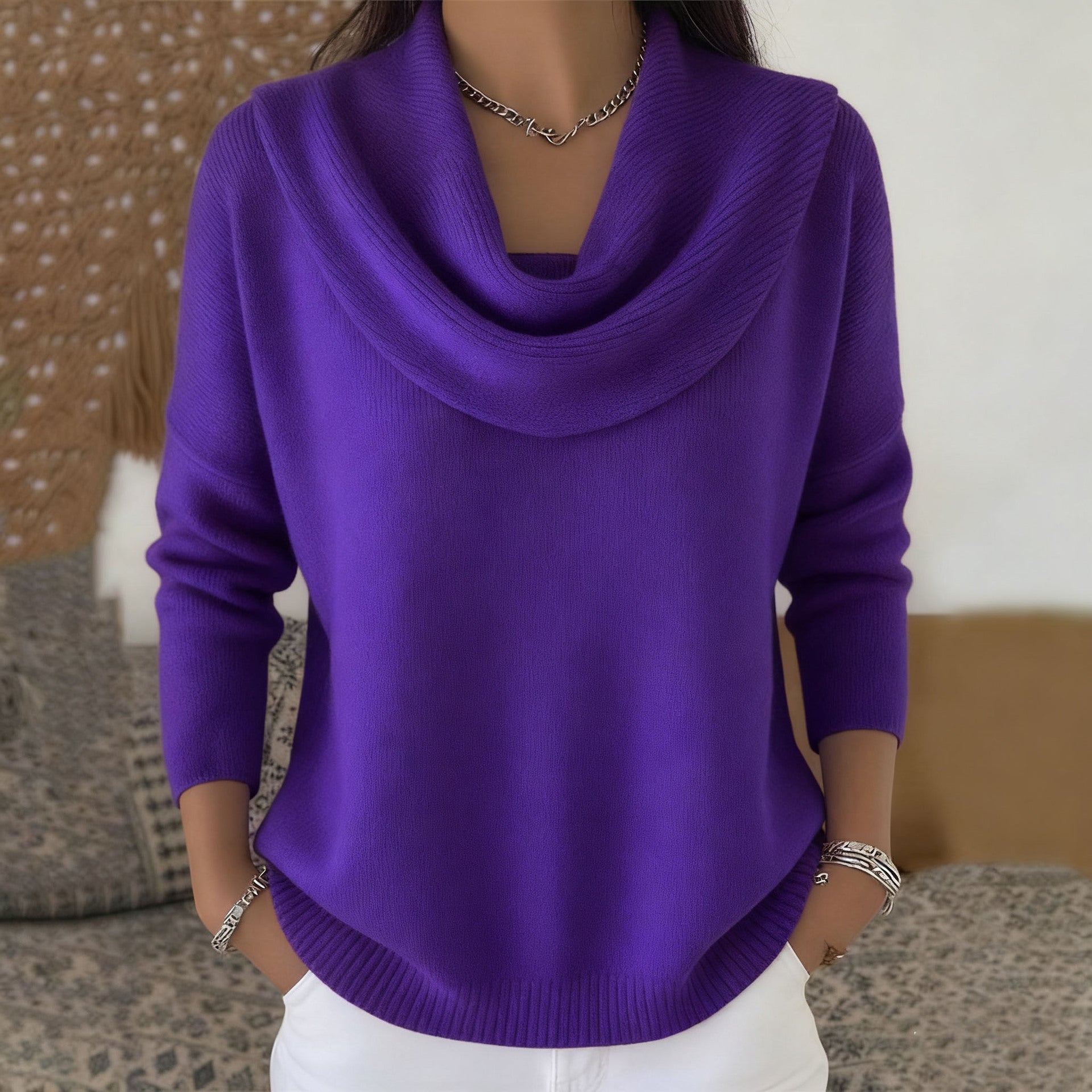 Madeline | Versatile collared sweater