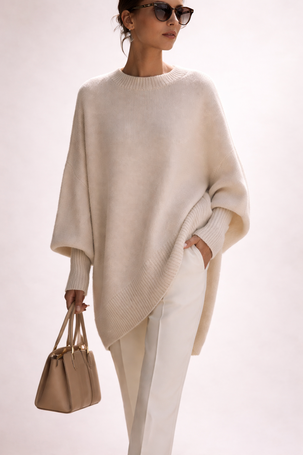 Solana | Oversize Poncho Pullover