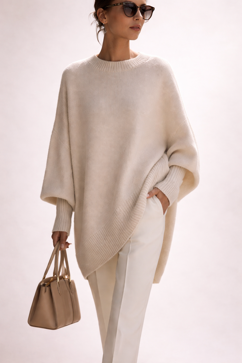 Solana | Oversize Poncho Pullover