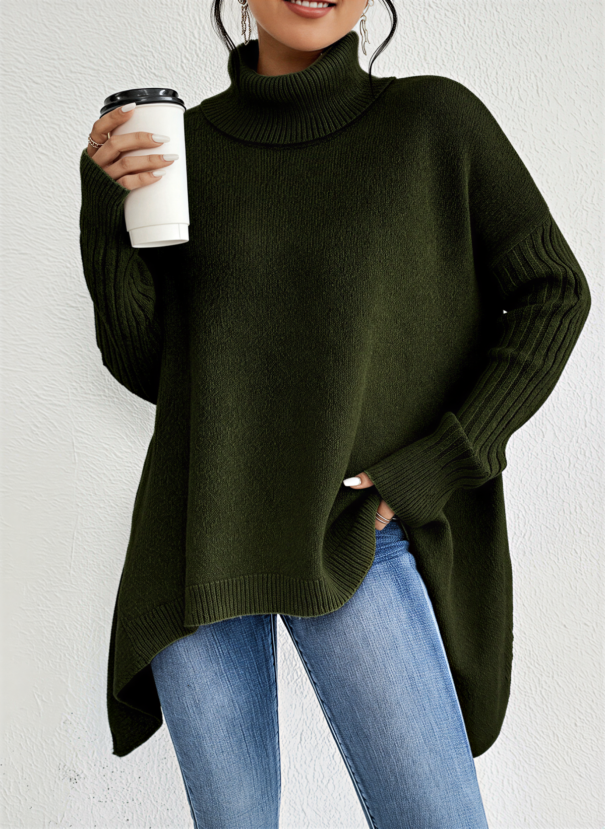 Kristin | Oversized Turtleneck Jumper