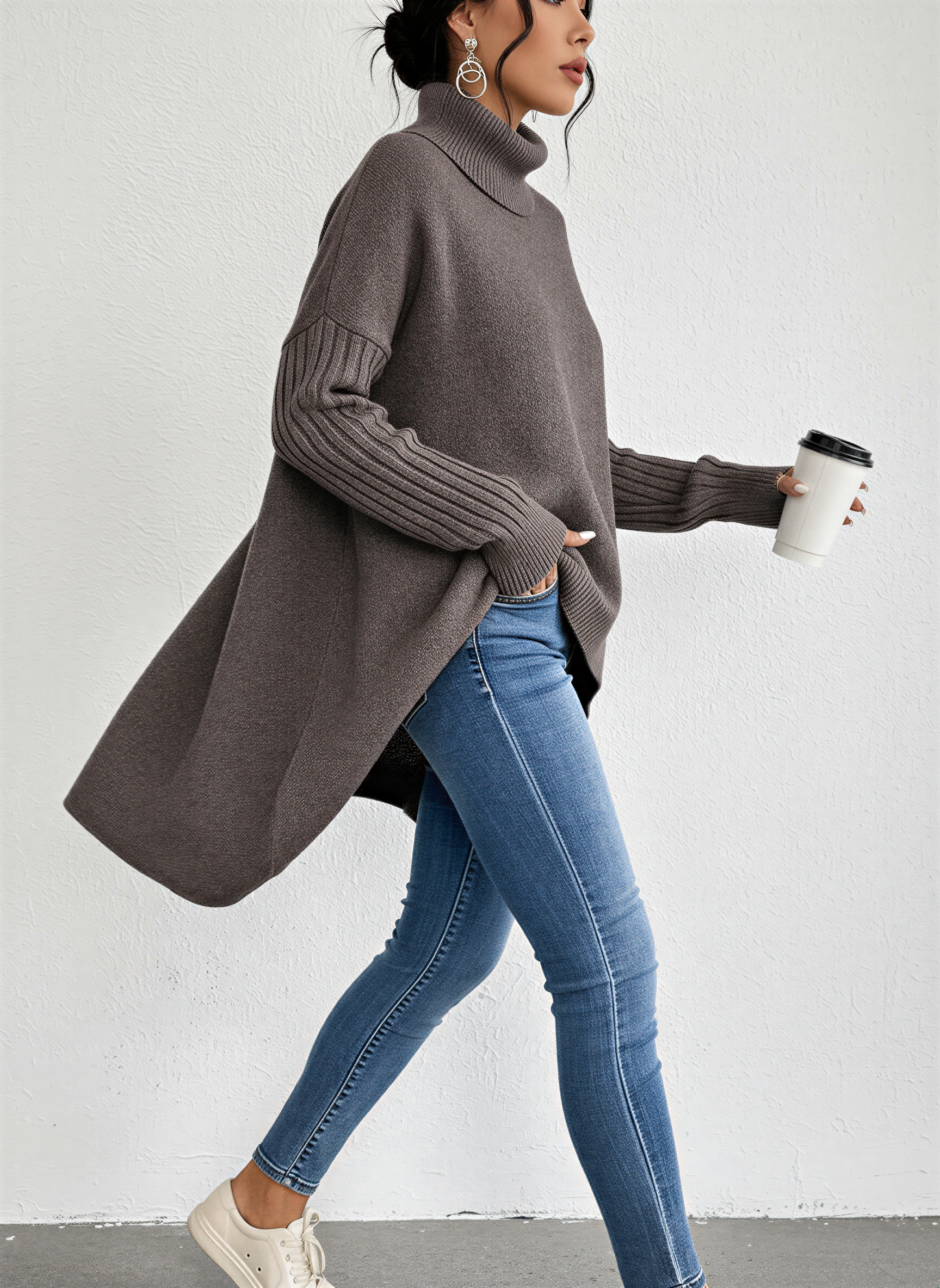 Kristin | Oversized Turtleneck Jumper